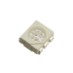 10 pcs : AM27MGC09 - LED GREEN CLEAR SMD BOTTOM ENT