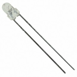 10 pcs : HLMP-NL06 - LED AMBER CLEAR T-1 T/H