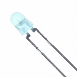 10 pcs : HLMP-1790-A0002 - LED GREEN DIFFUSED T-1 T/H