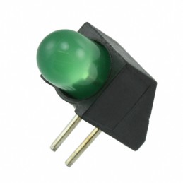 10 pcs : H178CGD - LED CBI 5MM GRN THROUGH HOLE RA