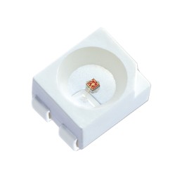 10 pcs : AA3527AZGSK-30MAV - LED GREEN CLEAR 4SMD