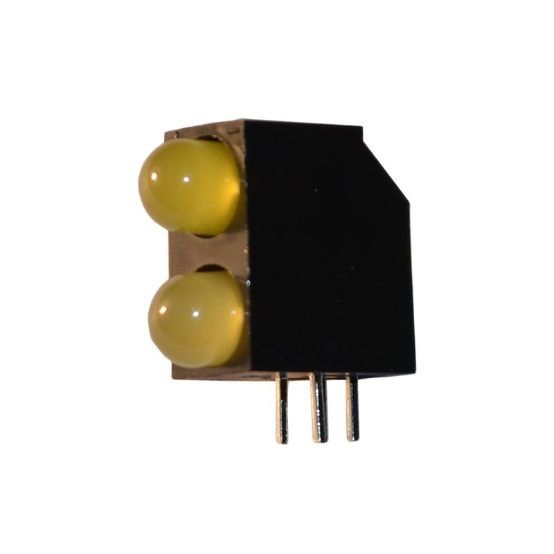 10 pcs : QBL8YA60D-MP93 - LED CBI 5MM BI-LVL YLW DIFF RA