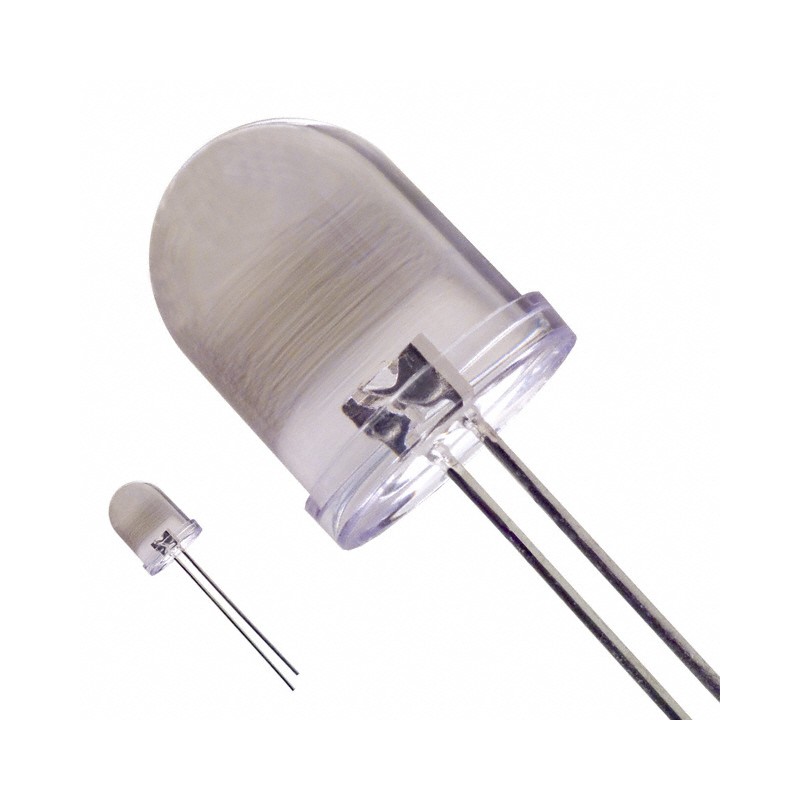 10 pcs : SSL-LX100133SIC - LED RED CLEAR T-10MM T/H