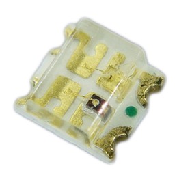 10 pcs : QBLP600-RIG - LED GREEN/RED CLEAR 0606 SMD