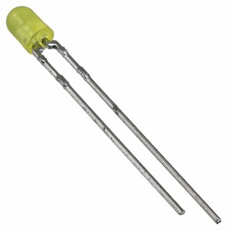 10 pcs : 4303F7 - LED YELLOW DIFFUSED T-1 T/H