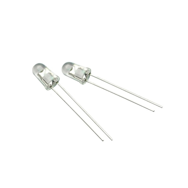 10 pcs : HR5P-N4CA-00000 - IR LAMP,5MM, 940NM,30DEG