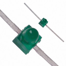 10 pcs : HLMP-6500 - LED GRN DIFFUSED AXIAL T/H AXIAL