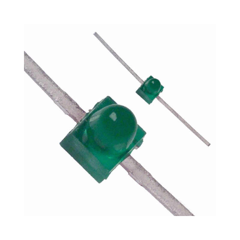 10 pcs : HLMP-6500 - LED GRN DIFFUSED AXIAL T/H AXIAL