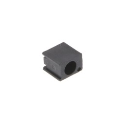 10 pcs : H-131C-1-120 - LED HOLDER RA 3MM 2LD NYL BK