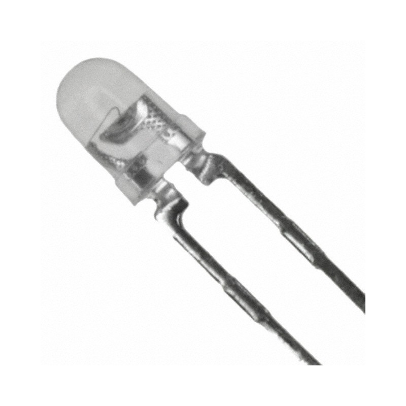 10 pcs : HLMA-KH00-J0000 - LED RED CLEAR T-1 T/H