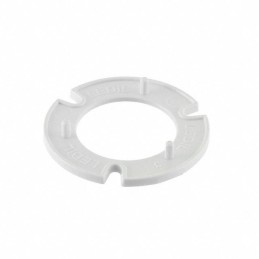 10 pcs : C13083_PF-SOCKET - BASE RND 38MM DIA 5.5MM WHITE