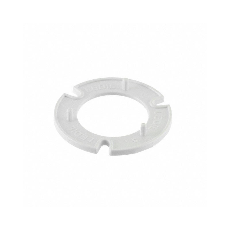 10 pcs : C13083_PF-SOCKET - BASE RND 38MM DIA 5.5MM WHITE