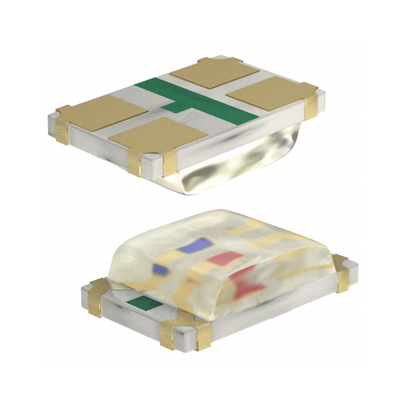 10 pcs : APHBM2012LSURKZGKC - LED GREEN/RED CLEAR 4SMD