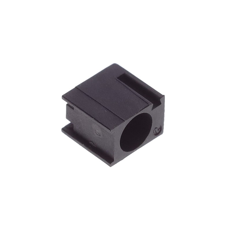 10 pcs : H-133C-2-120 - LED HOLDER RA 3MM 2LD NYL BK