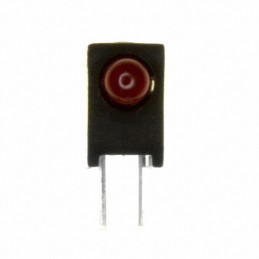 10 pcs : HLMP-1301-E00A2 - LED CBI 3MM RED RA HSG