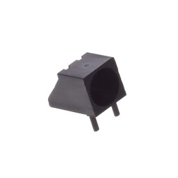 10 pcs : H-178C-LP - LED HOLDER RA 5MM 2LD NYL BLACK