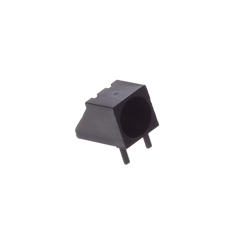 10 pcs : H-178C-LP - LED HOLDER RA 5MM 2LD NYL BLACK