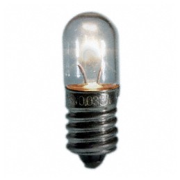 10 pcs : 378 - LAMP INCAN RT1.75 MIDG SCRW 6.3V