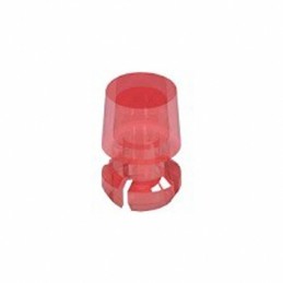 10 pcs : 8662 - LENS RED 180DEG FRESNEL RING SNP
