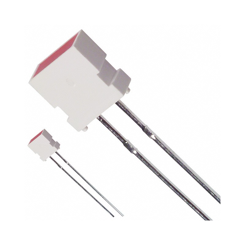 10 pcs : SSL-LX4673ID-LA20 - LED RED DIFF RECT 4MMX7MM T/H