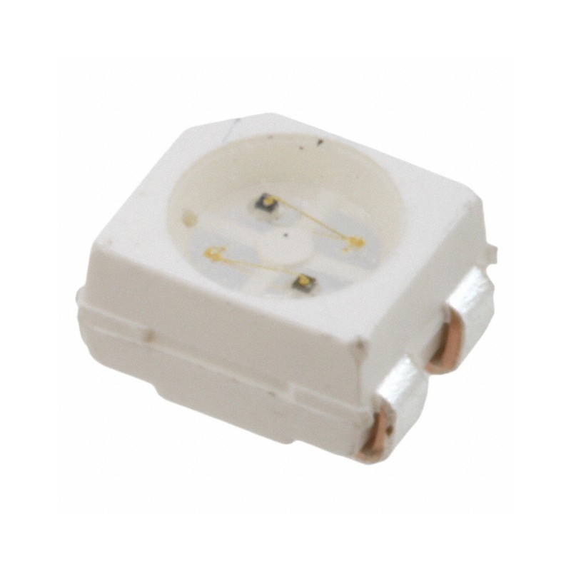 10 pcs : HSMF-A222-A00J1 - LED AMBER/RED CLEAR 4PLCC SMD