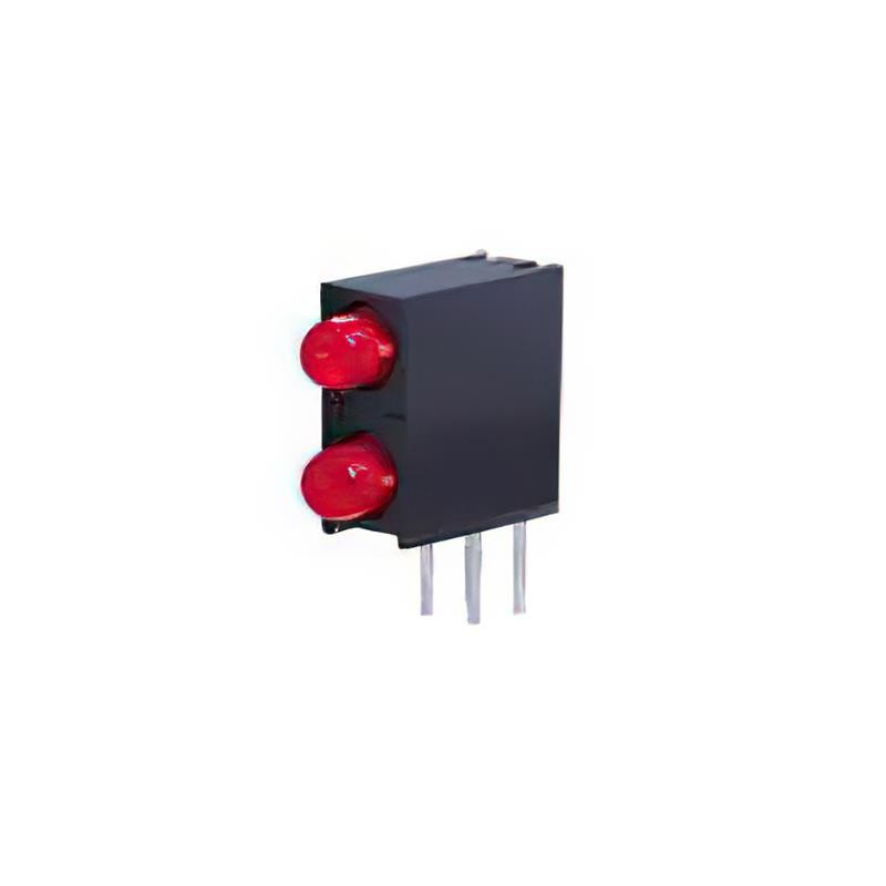 10 pcs : WP934EB/2SURDK - LED CBI 2.9MM BI-LVL RED RA