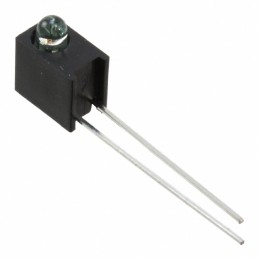 10 pcs : HLMP-1540-H00A1 - LED CBI 3MM GRN RA HSG