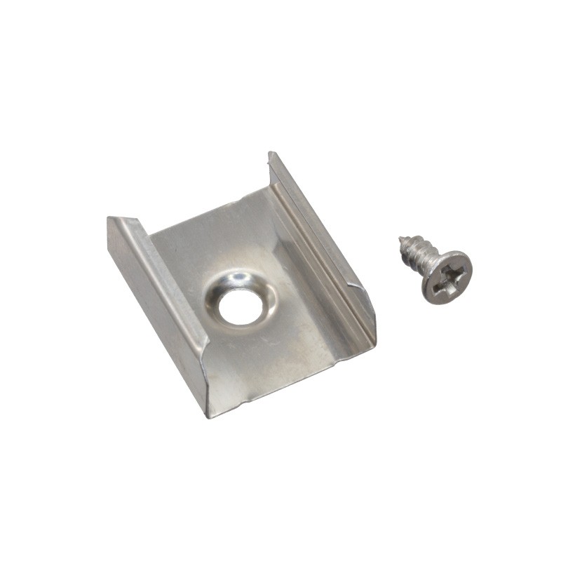 10 pcs : AB-M-SS-20-08-L19 - SS BRACKET FOR ALUMINUM CHANNEL