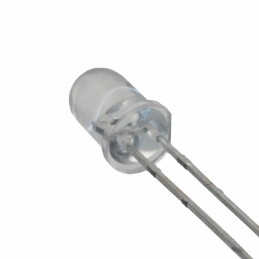 10 pcs : 334-15/T2C1-1WYA - LED WHITE CLEAR T-1 3/4 T/H