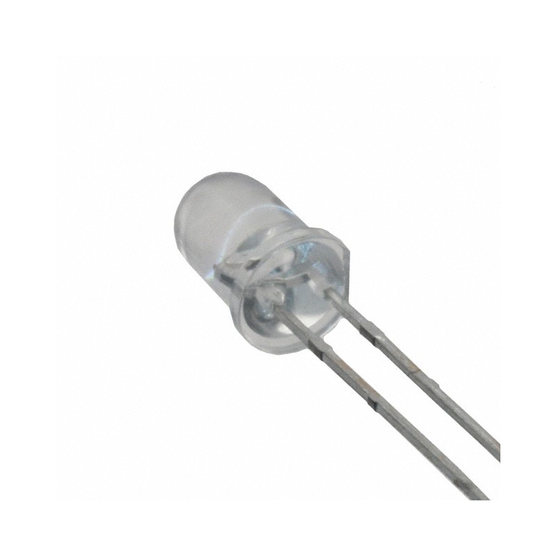 10 pcs : 334-15/T2C1-1WYA - LED WHITE CLEAR T-1 3/4 T/H