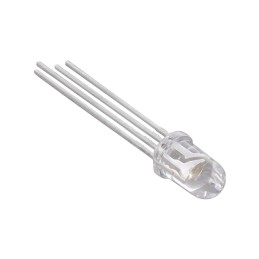 10 pcs : 5218559F - LED RGB CLEAR 5MM T/H