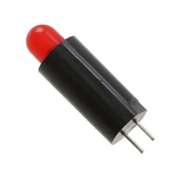 10 pcs : 5612101080F - LED CBI 5MM RED TH PC MNT