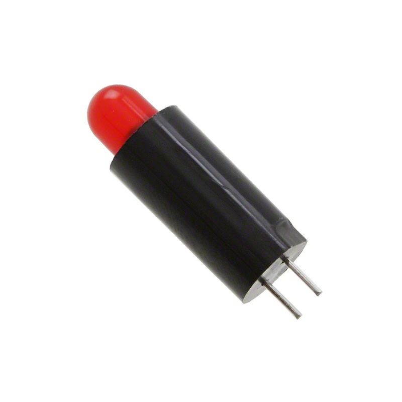 10 pcs : 5612101080F - LED CBI 5MM RED TH PC MNT