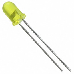 10 pcs : 4305H7 - LED YELLOW CLEAR T-1 3/4 T/H