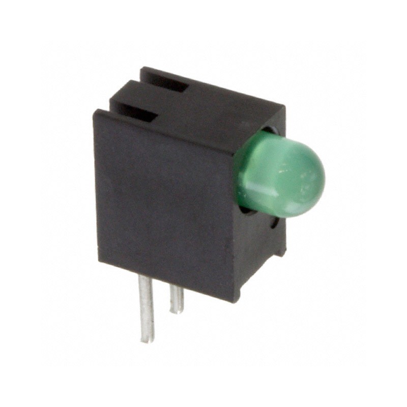 10 pcs : 5510207010F - LED CBI 3MM GREEN .200 RA