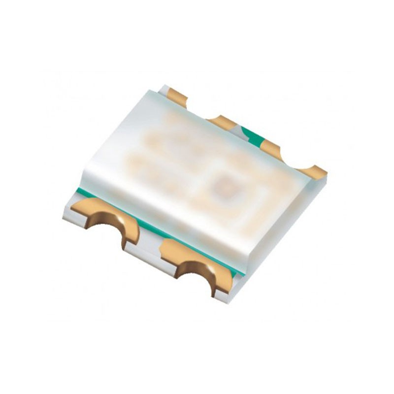 10 pcs : 19-237/R6GHBHC-A07/2T - LED RGB CLEAR 4SMD