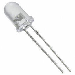 10 pcs : CMD333URC-2 - LED RED CLEAR T-1 3/4 T/H
