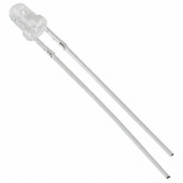 10 pcs : VAOL-3GSBY4 - LED BLUE CLEAR T/H