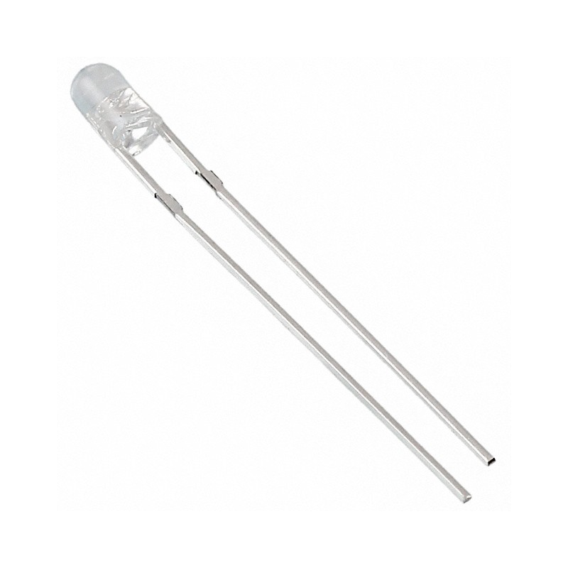 10 pcs : VAOL-3MWY4 - LED WHITE CLEAR T/H