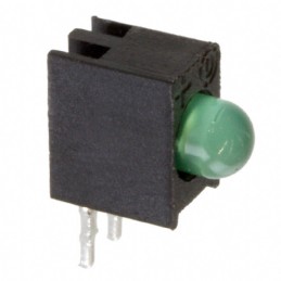 10 pcs : 5510209806F - LED CBI 3MM GREEN RA PC MNT