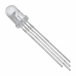 10 pcs : HV-5RGB25 - LED RGB CLEAR 5MM T/H