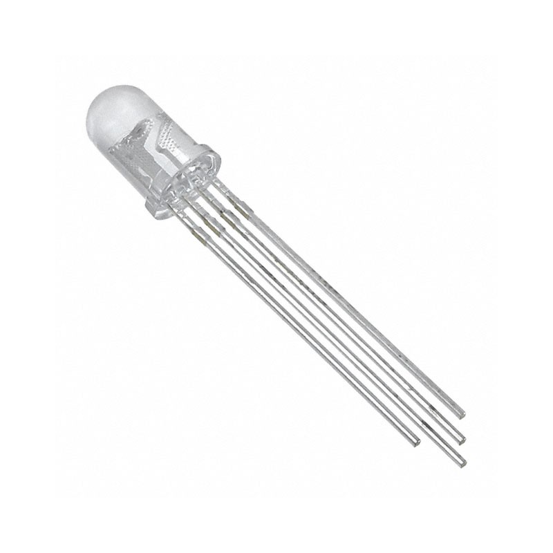 10 pcs : HV-5RGB25 - LED RGB CLEAR 5MM T/H