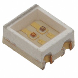 10 pcs : 5977701502F - LED GREEN/RED CLEAR 4SMD