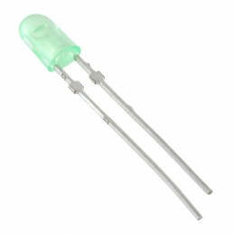 10 pcs : 3474AN-GADB-AMNA-PR-MS - LED GRN DIFFUSED RADIAL LEAD T/H