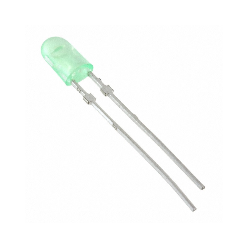10 pcs : 3474AN-GADB-AMNA-PR-MS - LED GRN DIFFUSED RADIAL LEAD T/H