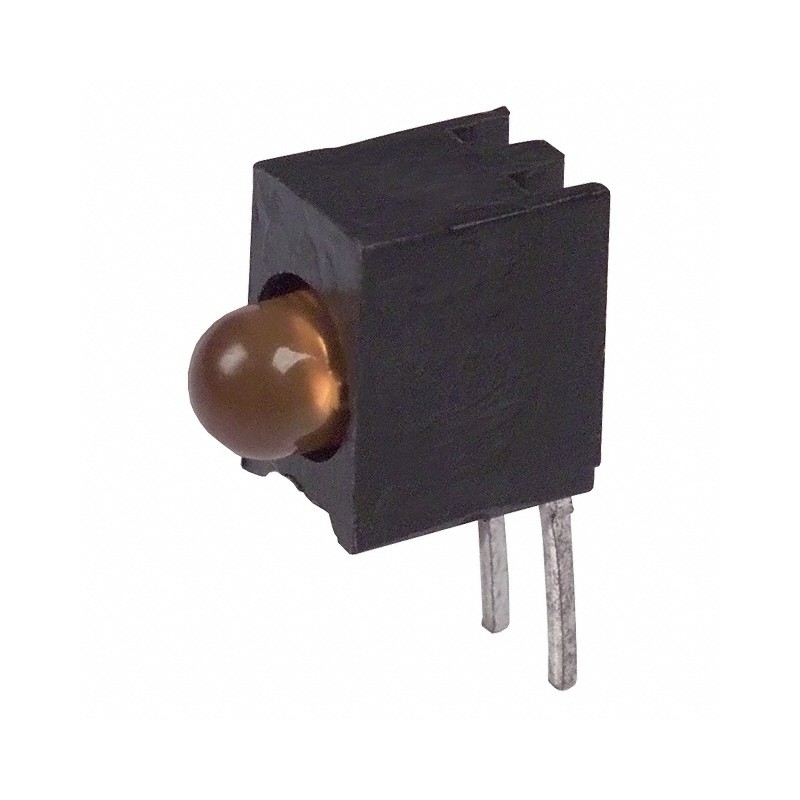 10 pcs : 5512509F - LED CBI 3MM ORNG HI EFF RA PCMNT