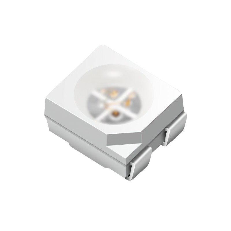 10 pcs : XZMECBDDG45S - LED RGB CLEAR 4PLCC SMD