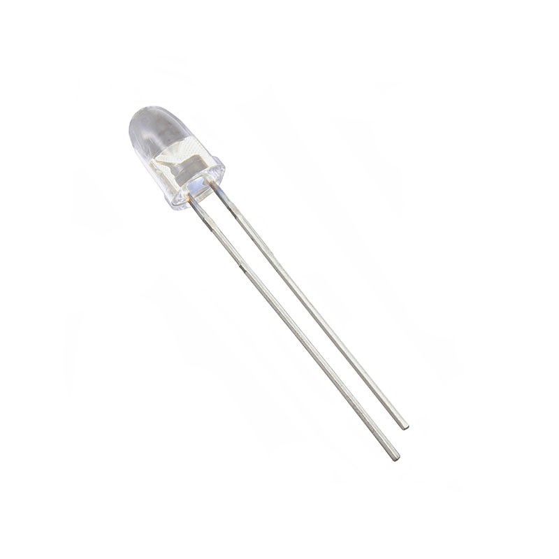 10 pcs : EALP05RDGGA1 - LED GREEN CLEAR 5MM ROUND T/H