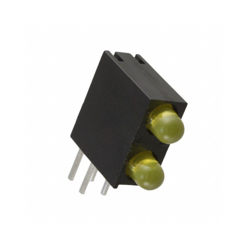 10 pcs : WP934EB/2YD - LED CBI 3MM BI-LVL YELLOW RA