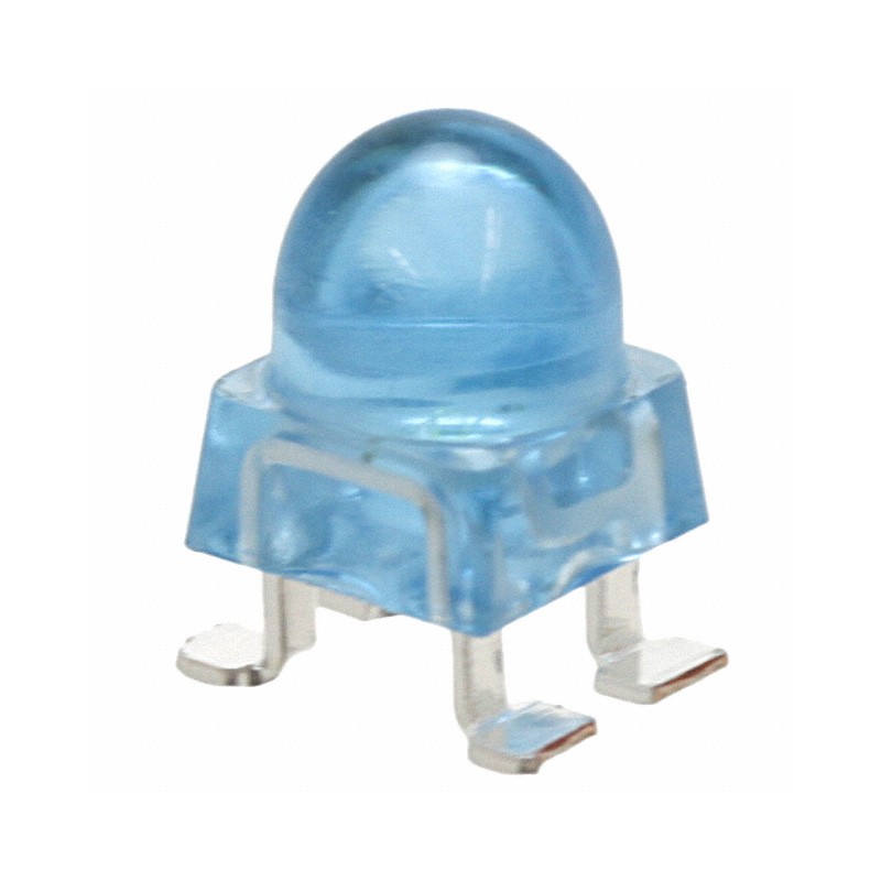 10 pcs : ALMD-CB3E-SU002 - LED BLUE ROUND 4SMD